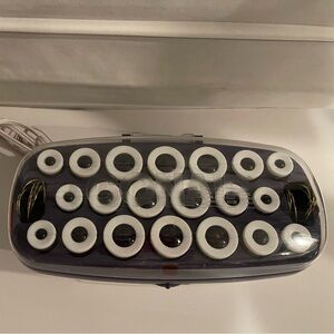 CONAIR Instant Heat Hot Roller HairSetter Set 20 Velvet Hot Rollers Hair Curlers